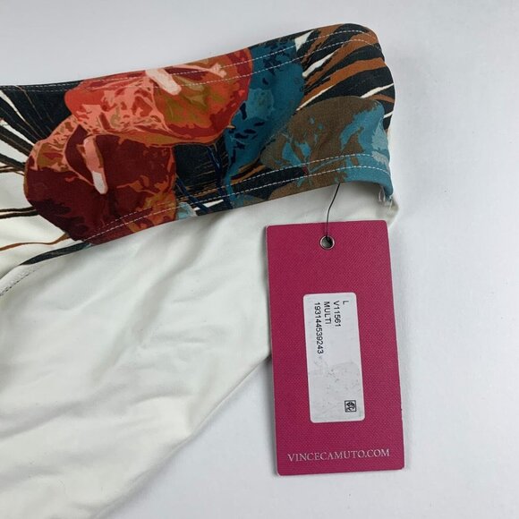 Vince Camuto Bikini Bottom Women's Small White Swimwear Summer Beach Pull-On - Picture 3 of 7